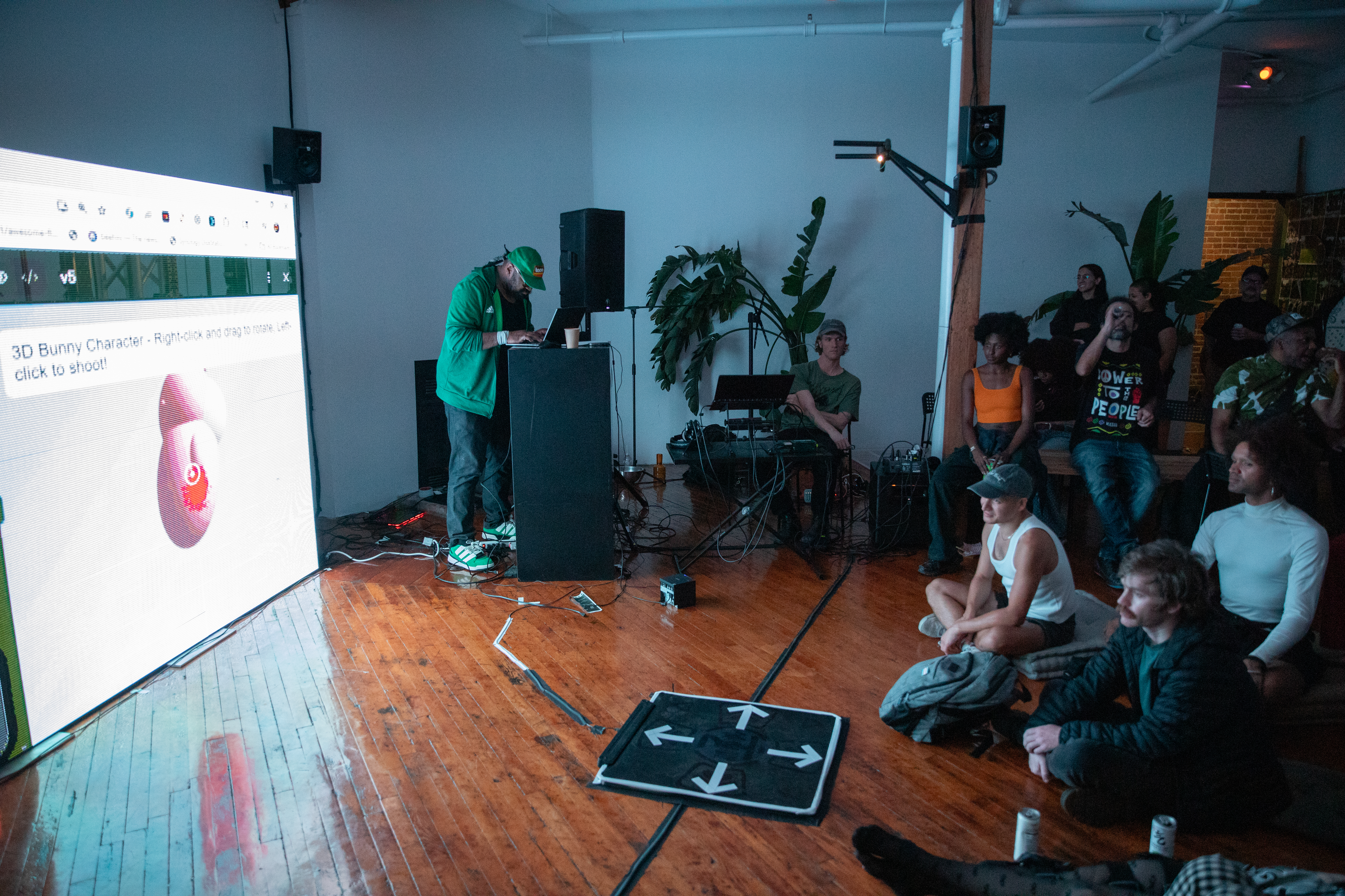 Audience at RIP SPACE Vibe Code Jam