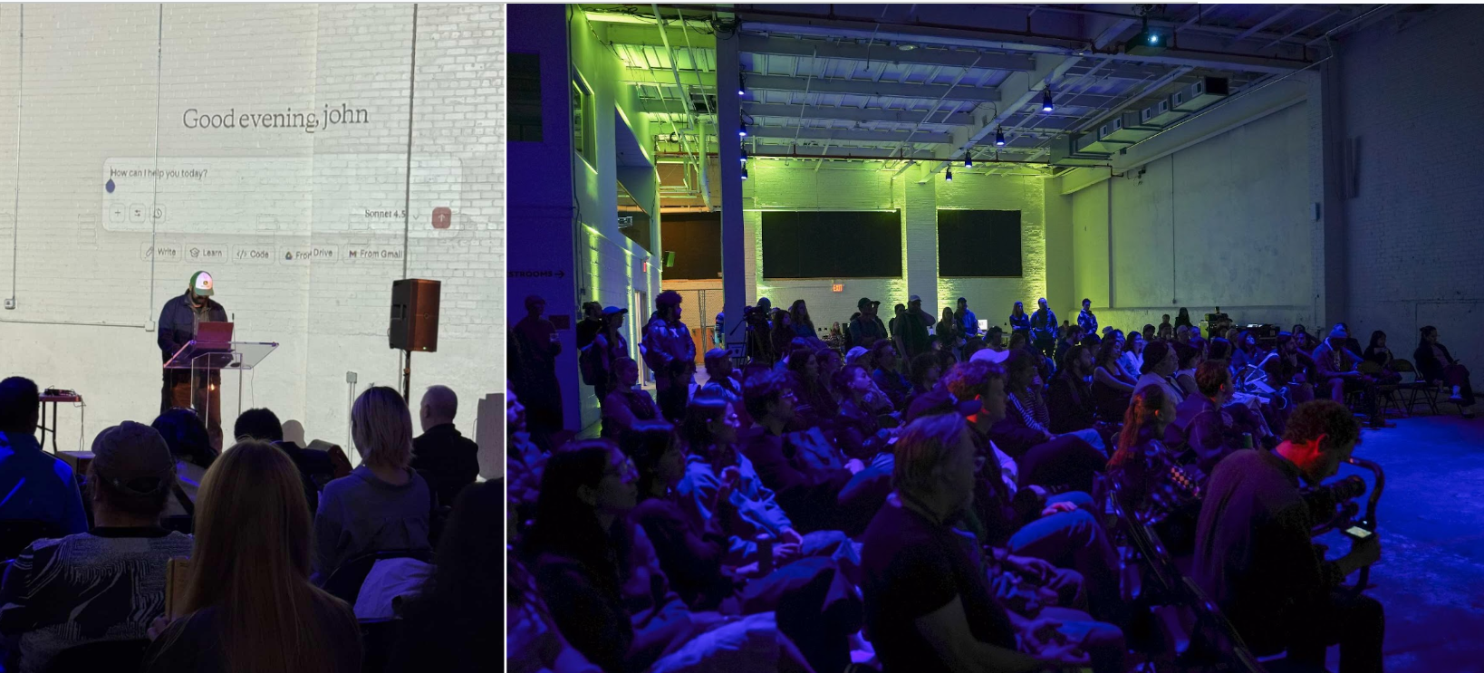 Vibe Code Jam at Rhizome with 1400 attendees